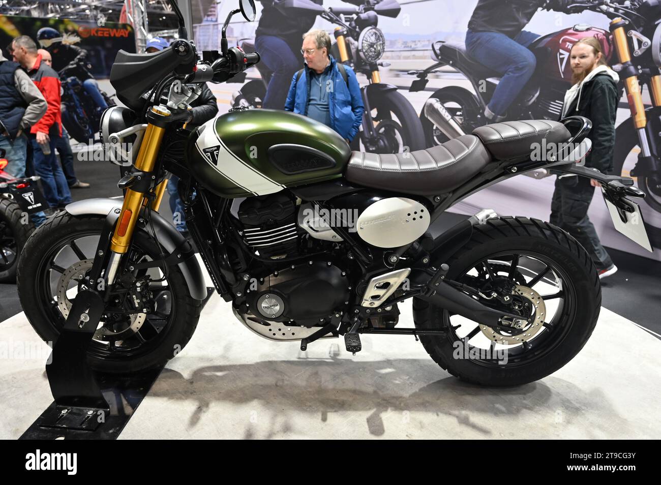 2023 Triumph 600 Motorrad Stockfoto