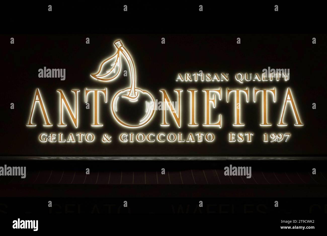 Antonietta, ein Eis und Cioccolato in Liverpool Stockfoto