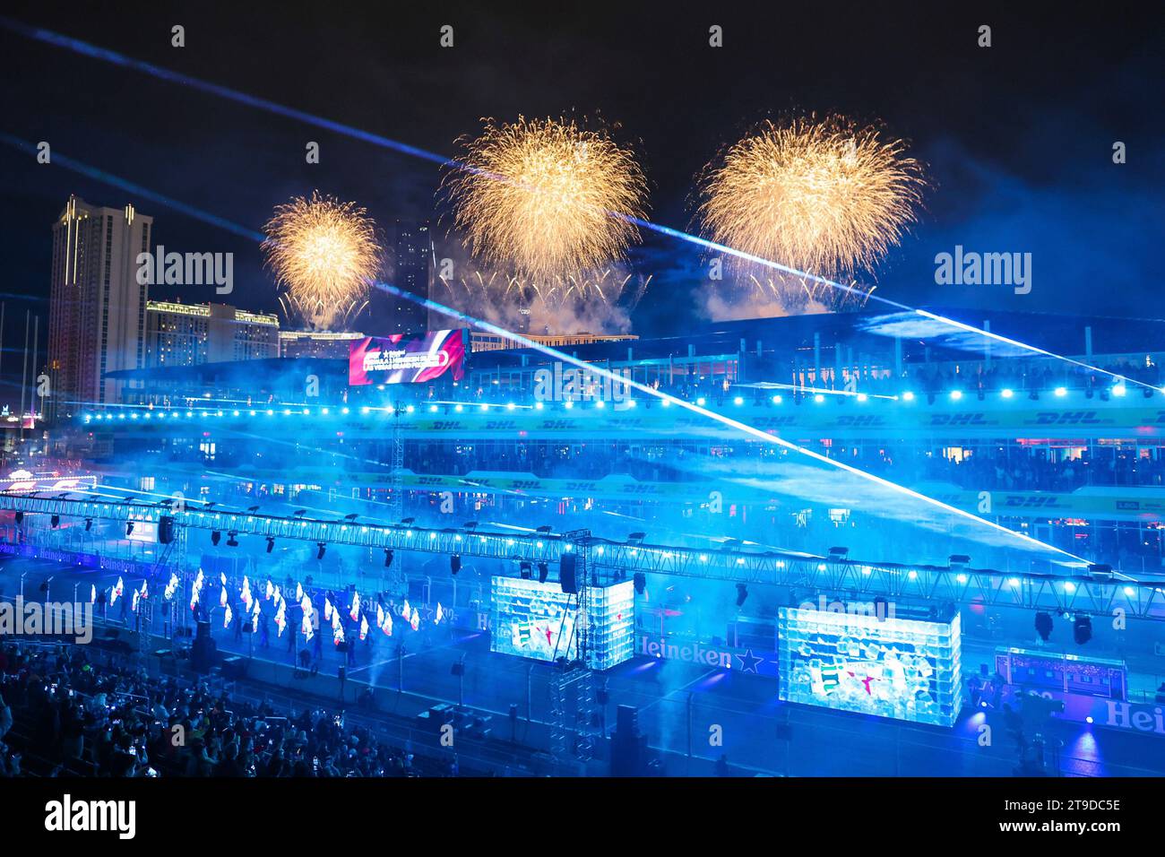 Las Vegas, USA. November 2023. Eröffnungszeremonie, F1 Grand Prix von