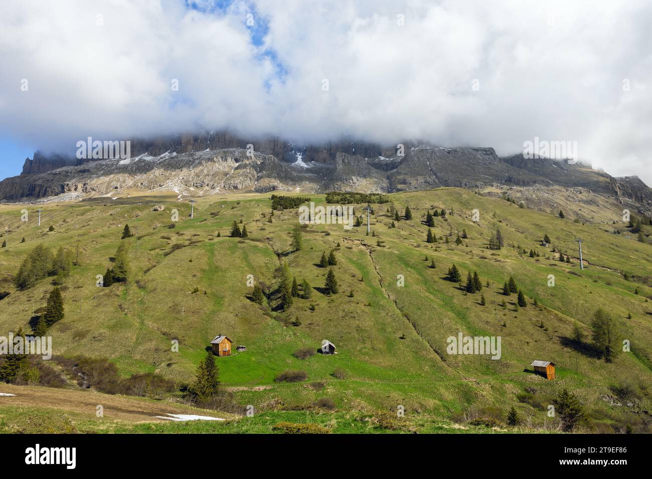 Wunderschöne Landschaft in den Dolomiten Italien Stockfoto