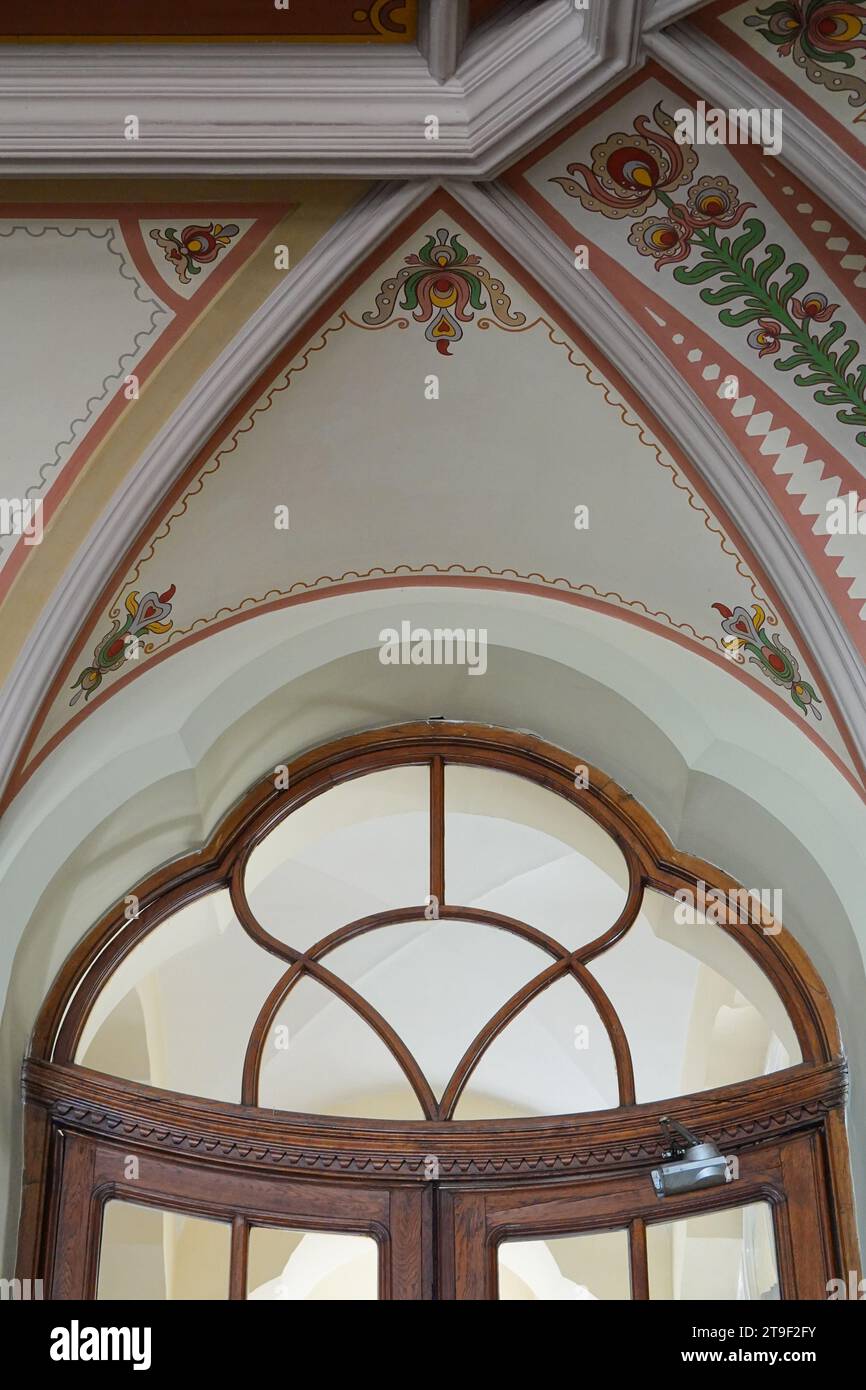 Blindenschule (Vakok Iskolája), Sandor Baumgarten, Zsigmond Herzegh 1904, Foyer // Schule der Blinden, (Vakok Iskolája), Sandor Baumgarten, Zsigmond Stockfoto