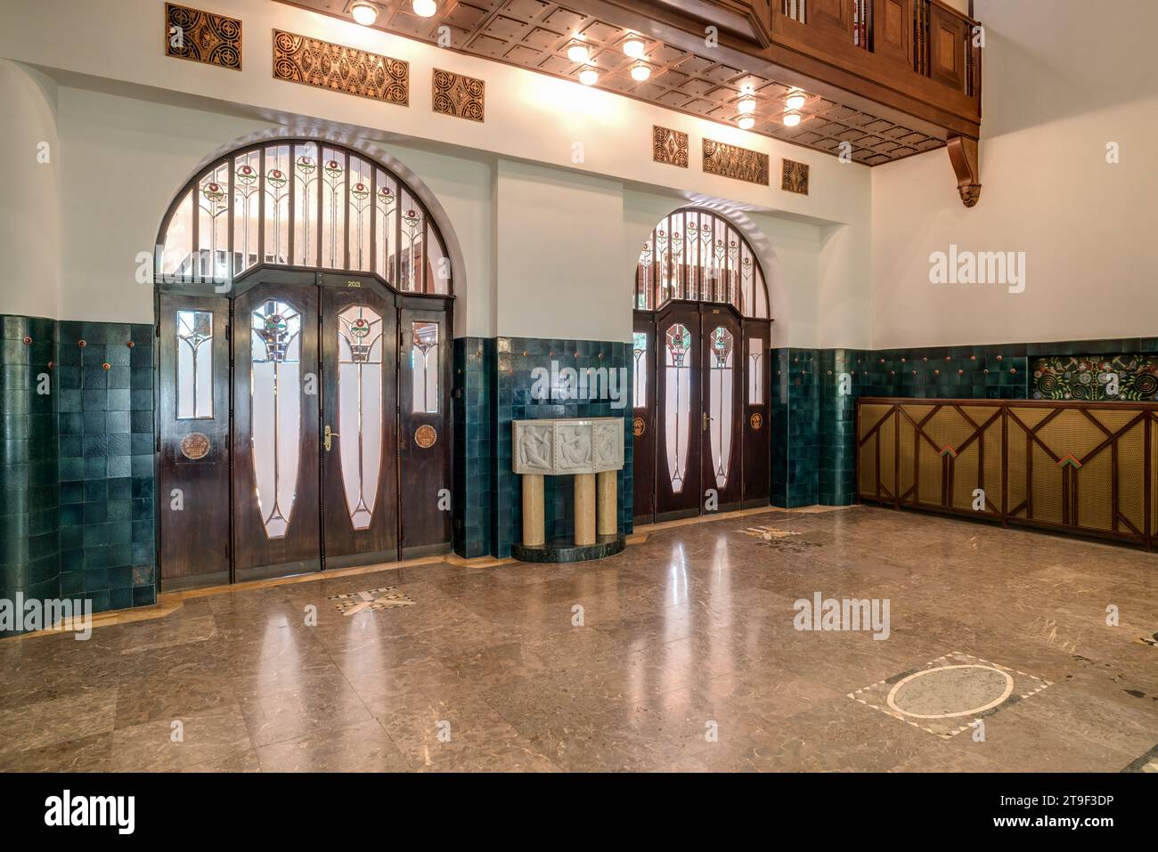 Budapest, Villa Familie Schiffer, József Vágó 1912 // Budapest, Villa Familie Schiffer, József Vágó 1912 Stockfoto