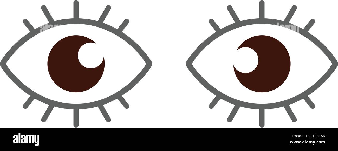 Eyes, Look, See icon – ideal für die Gestaltung und Entwicklung von Websites, gedruckten Dateien und Präsentationen, Werbematerialien, Illustrationen oder anderen Stock Vektor