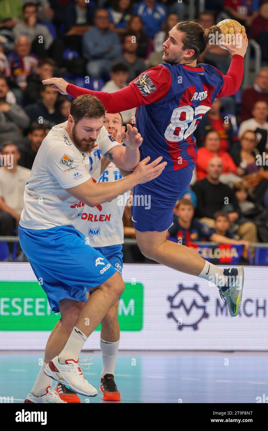 Barcelona Spanien November Luis Frade Von Barca Im EHF Champions League Spiel