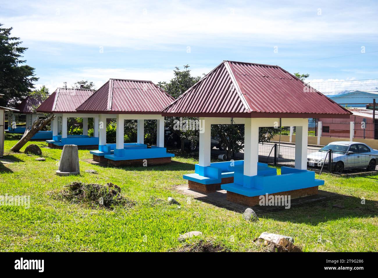 Parken Sie im Stadtzentrum von Cartago in Costa Rica Stockfoto