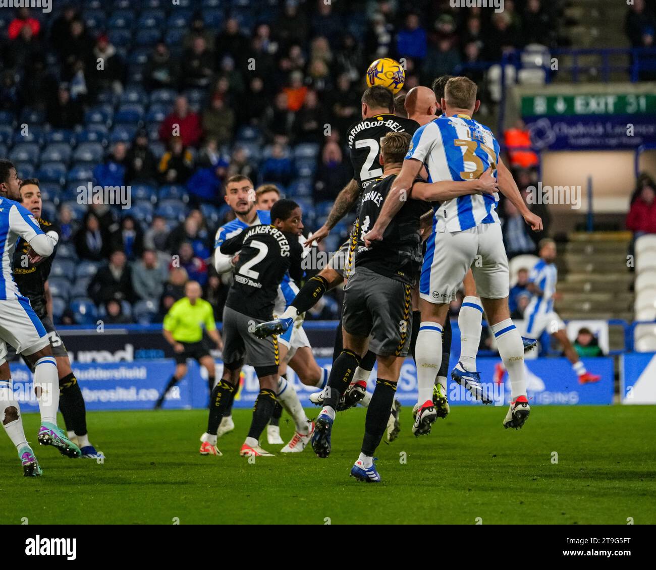 HUDDERSFIELD, GROSSBRITANNIEN. 25. November 2023. EFL Championship: Huddersfield Town gegen Southampton FC. Paul B. Whitehurst/Alamy Live News Stockfoto