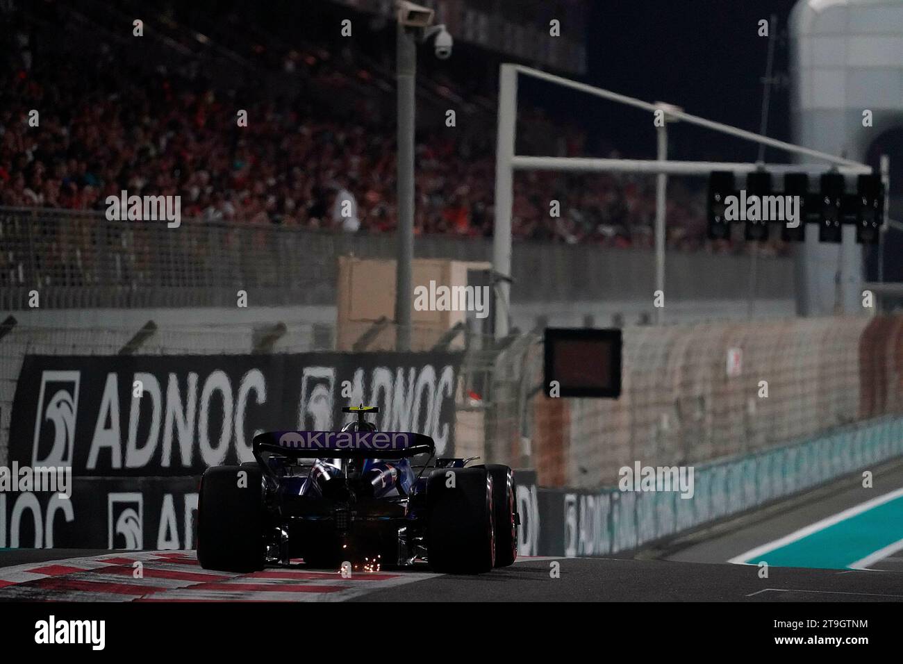 25. November 2023, Yas Marina Circuit, Abu Dhabi, Formel 1 Etihad Airways Abu Dhabi Grand Prix 2023, im Bild Logan Sargeant (USA), Williams Racing Stockfoto