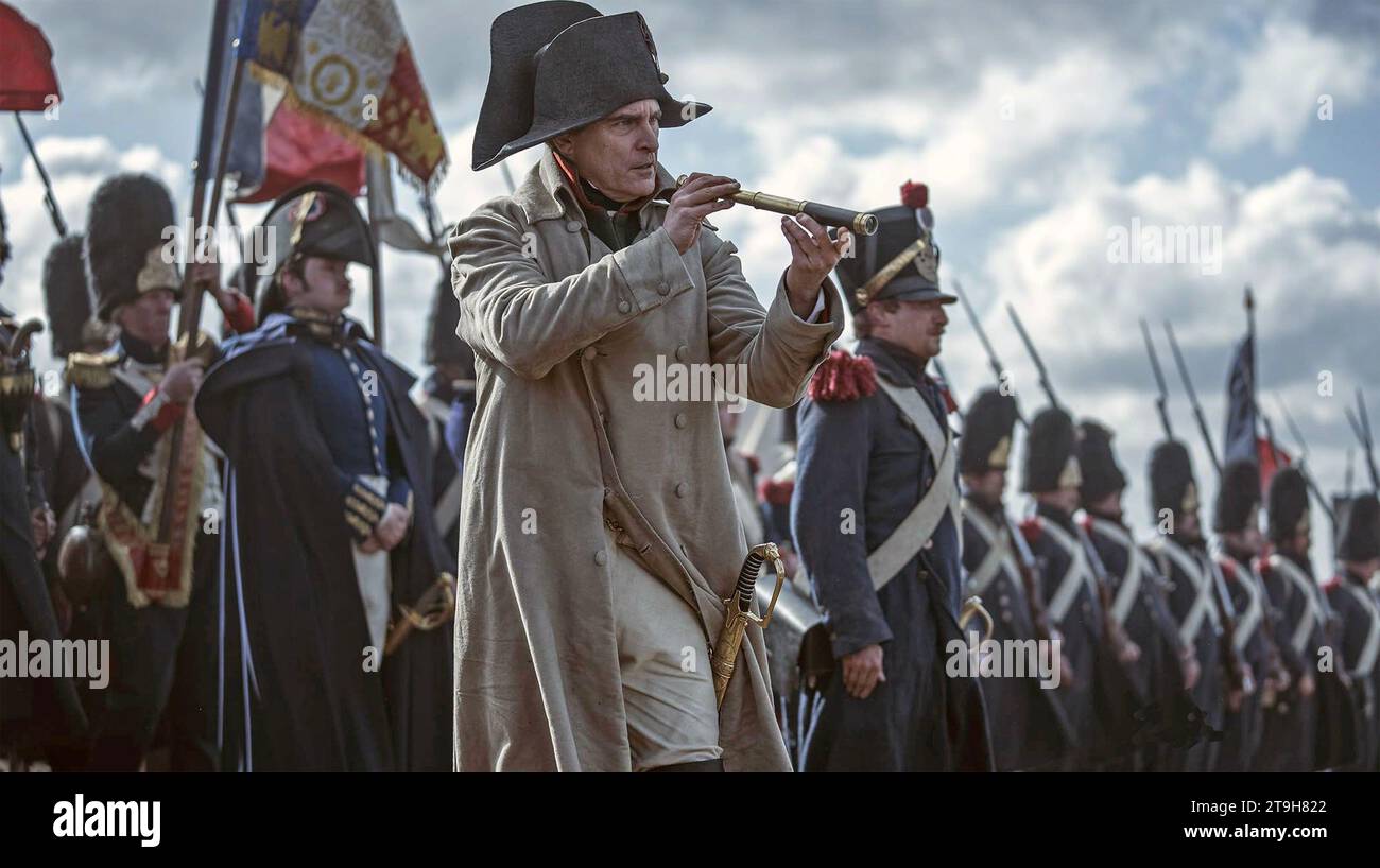 NAPOLEON 2023 Columbia/Apple TV+ Film mit Joaquin Phoenix Stockfoto