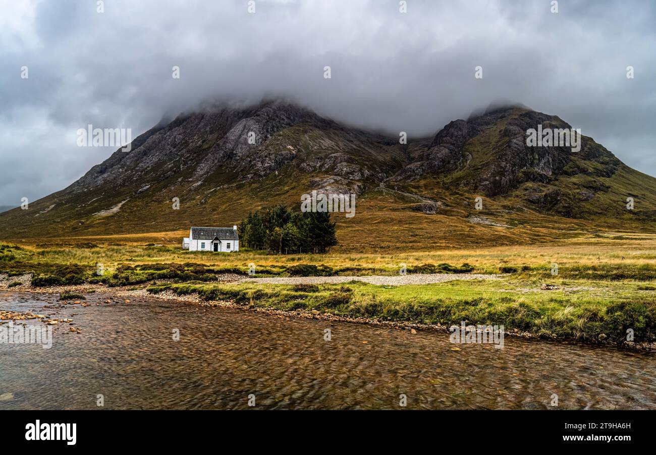 Lagangarbh Hut, Glencoe, Schottland Stockfoto