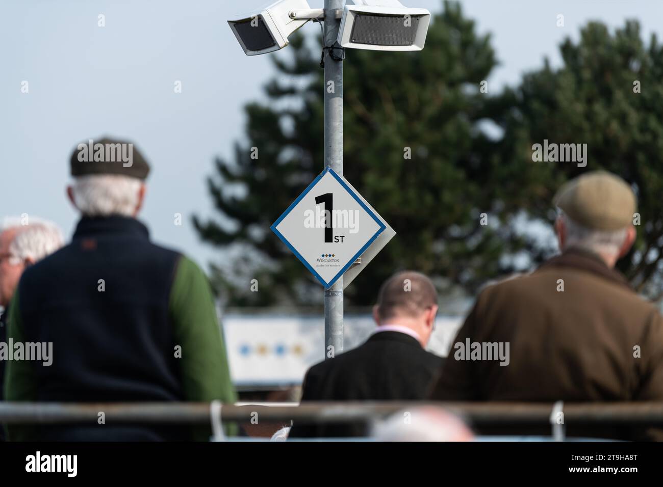 Siegerplatz auf dem Paradegelände Stockfoto