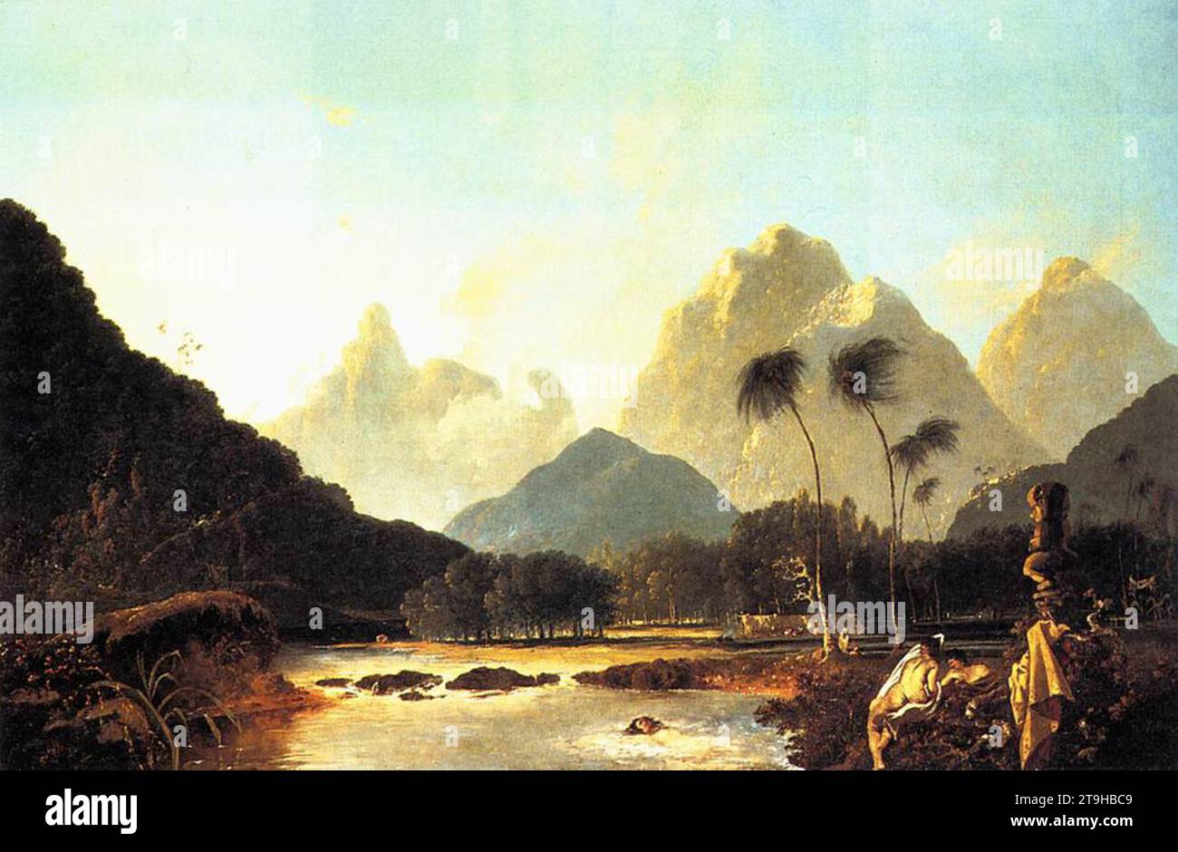 Tahiti Revisited 1776 von William Hodges Stockfoto
