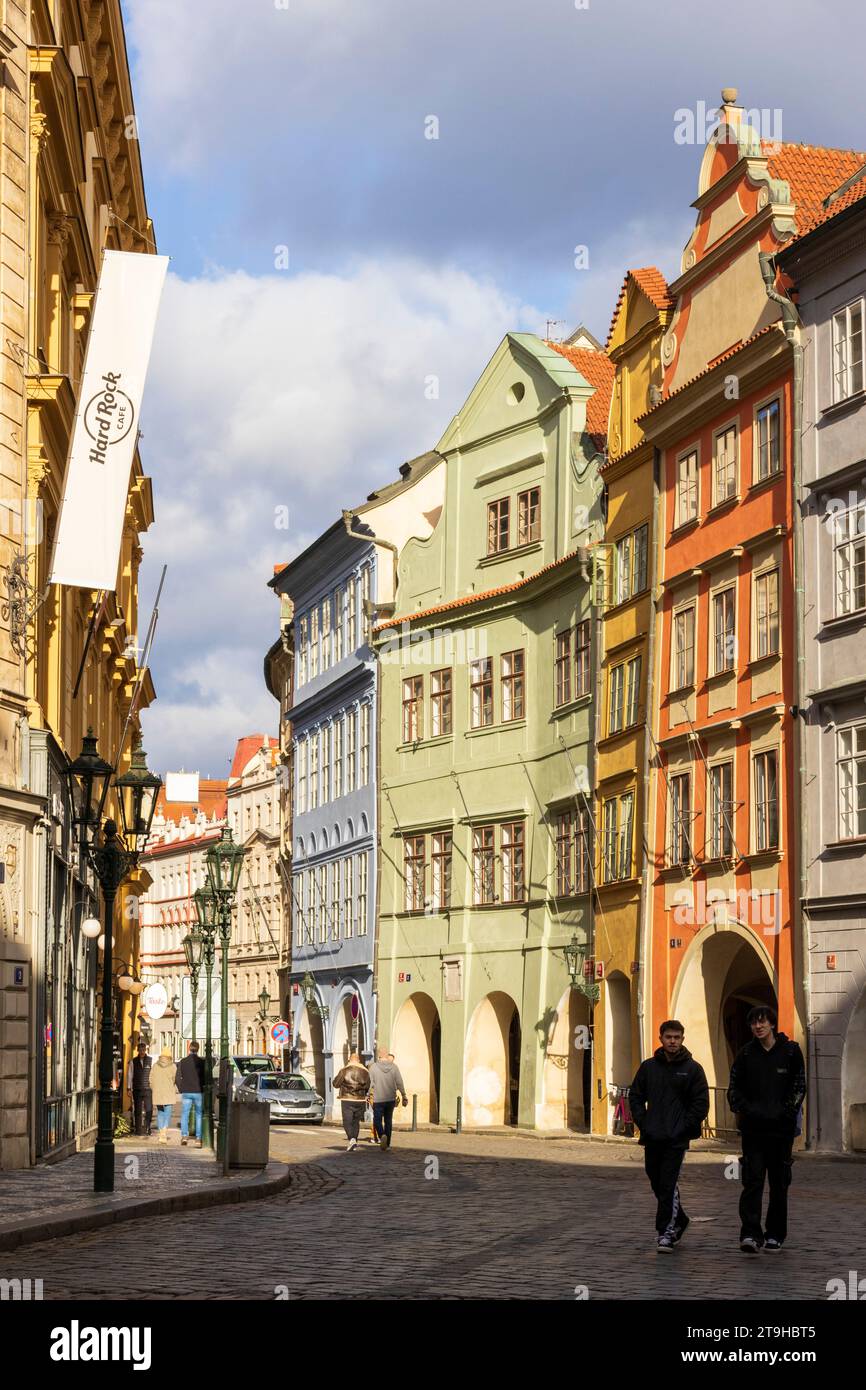 Historische Gebäude in der Altstadt von Prag, Tschechien, Europa Stockfoto