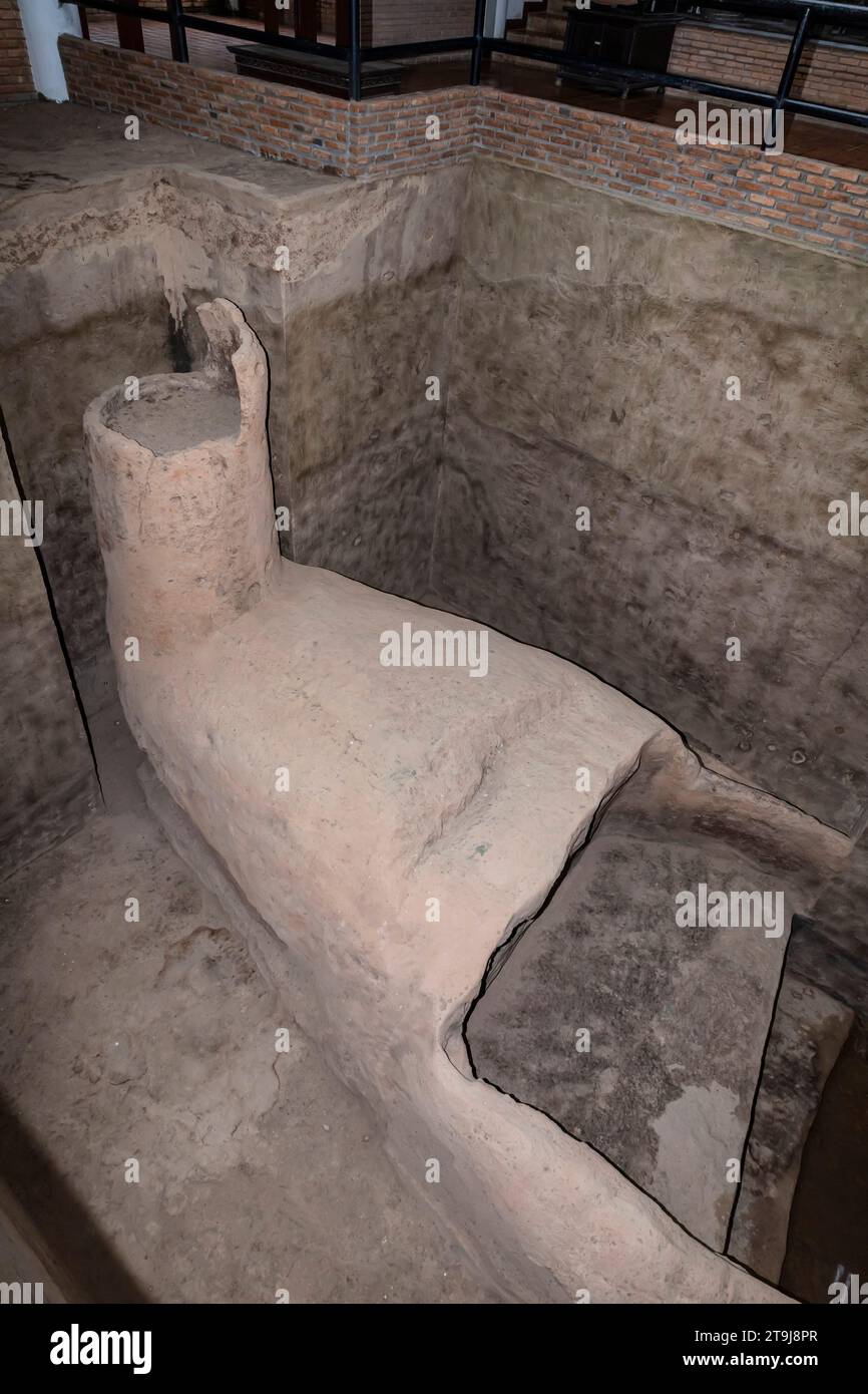 Sangkhalok Öfen, Thuriang Öfen, Sangkhalok Kiln Study and Preservation Center, Si Satchanalai, Sukhothai, Thailand, Südostasien, Asien Stockfoto