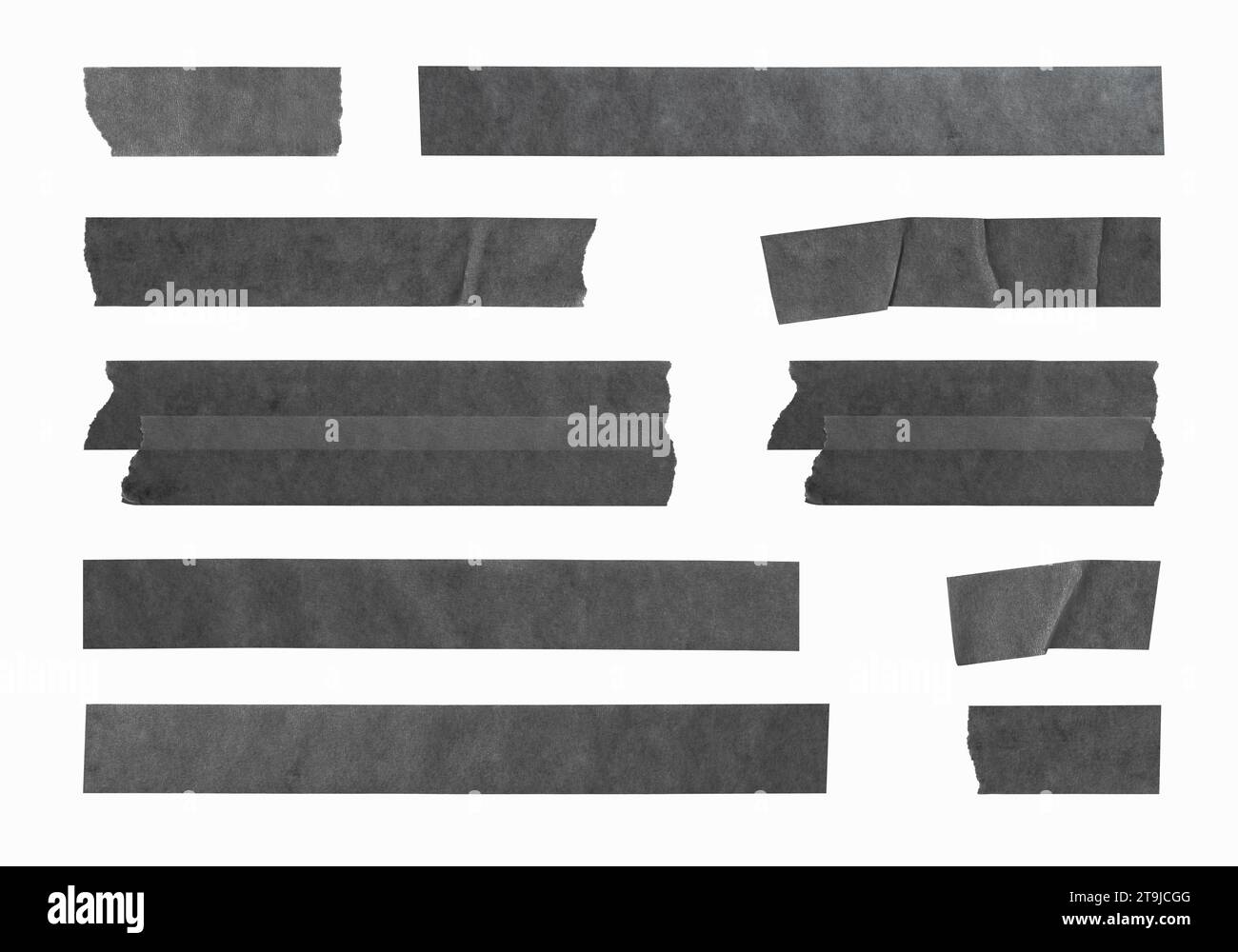 Abdeckband, Klebeband isoliert auf weißem Hintergrund. Stockfoto