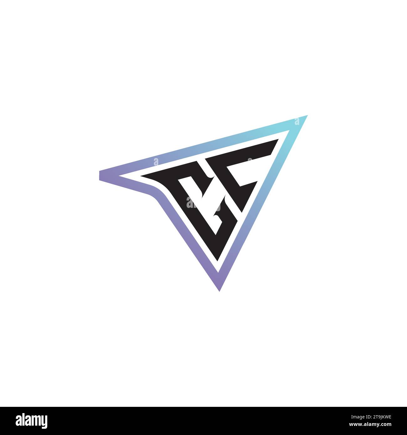 CL Letter Kombination aus coolem Esport-Logo oder anfänglichem Gaming-Logo als inspirierendes Konzeptdesign Stock Vektor