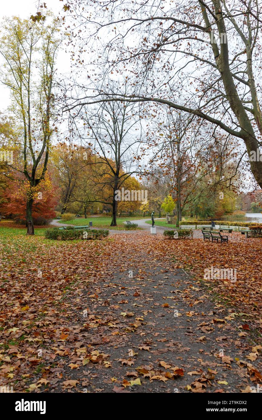 Litzensee Park, Herbst, Charlottenburg, Berlin Stockfoto