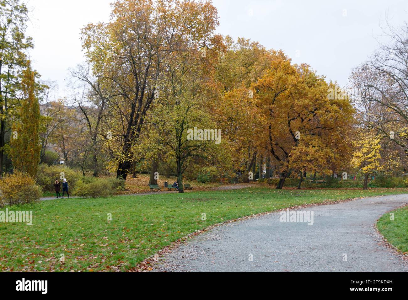 Litzensee Park, Herbst, Charlottenburg, Berlin Stockfoto