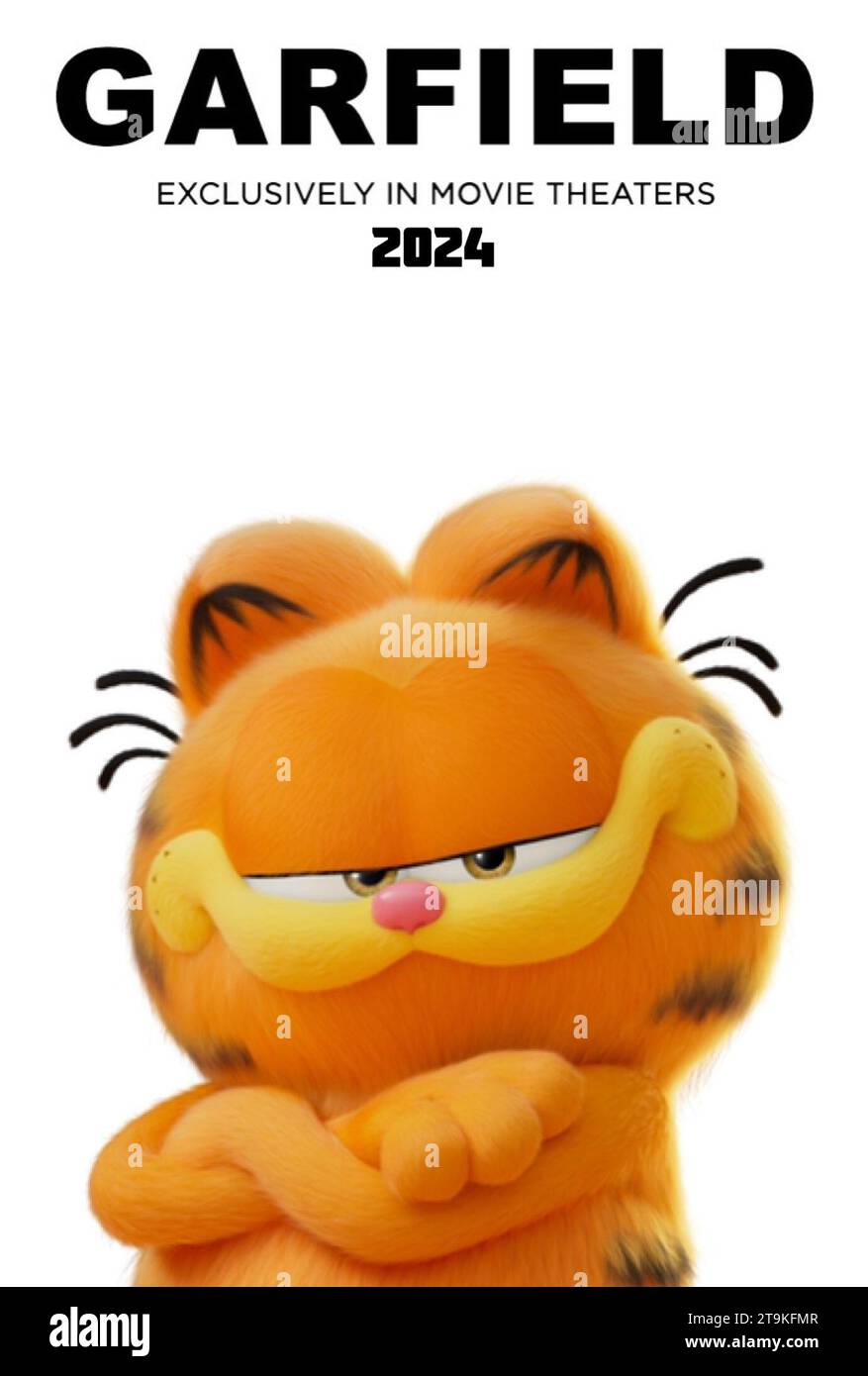 Das Poster Garfield Movie Stockfoto