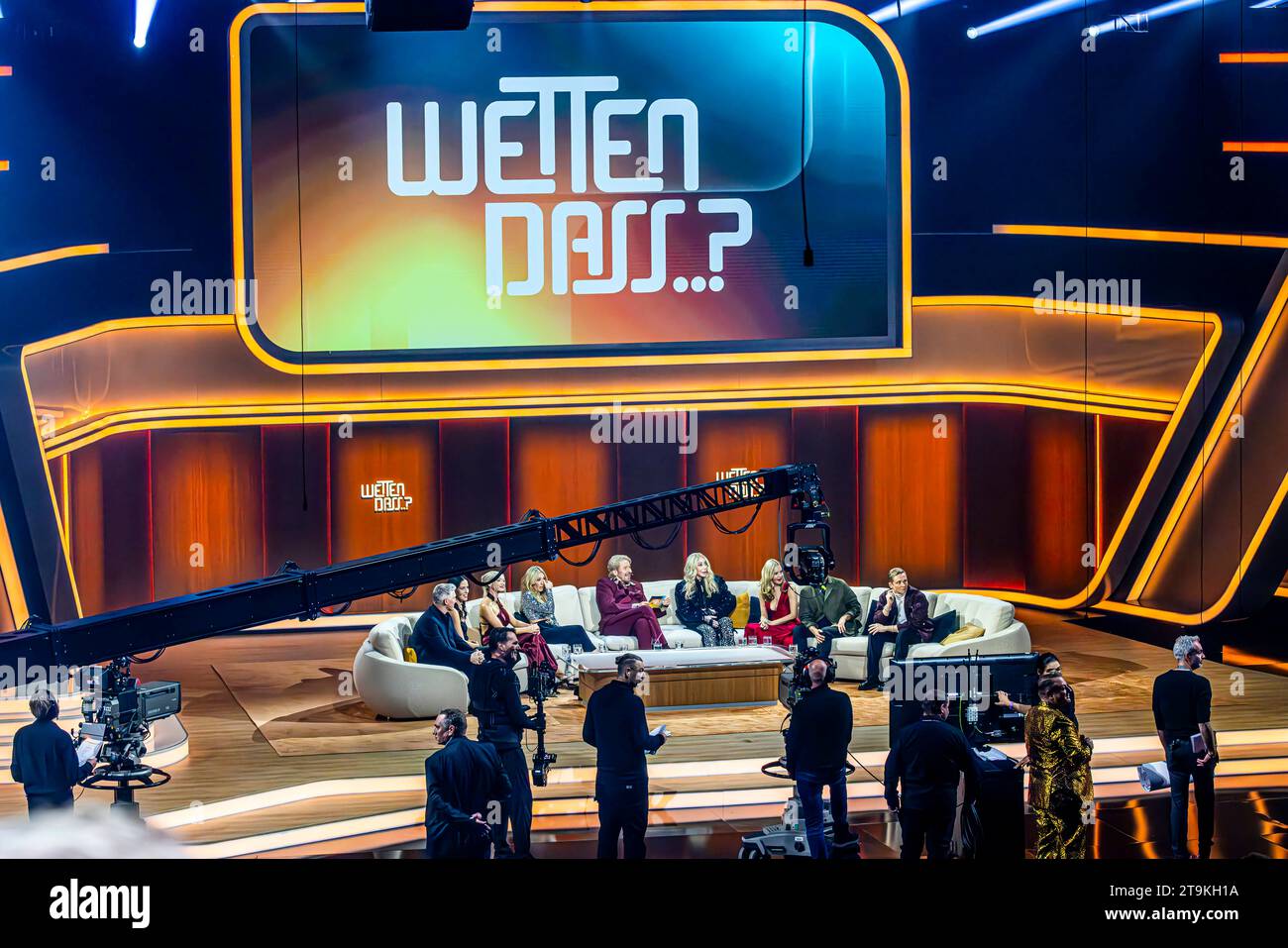 Thomas Gottschalk und seine letzte ZDFSendung Wetten, dass. Es ist das