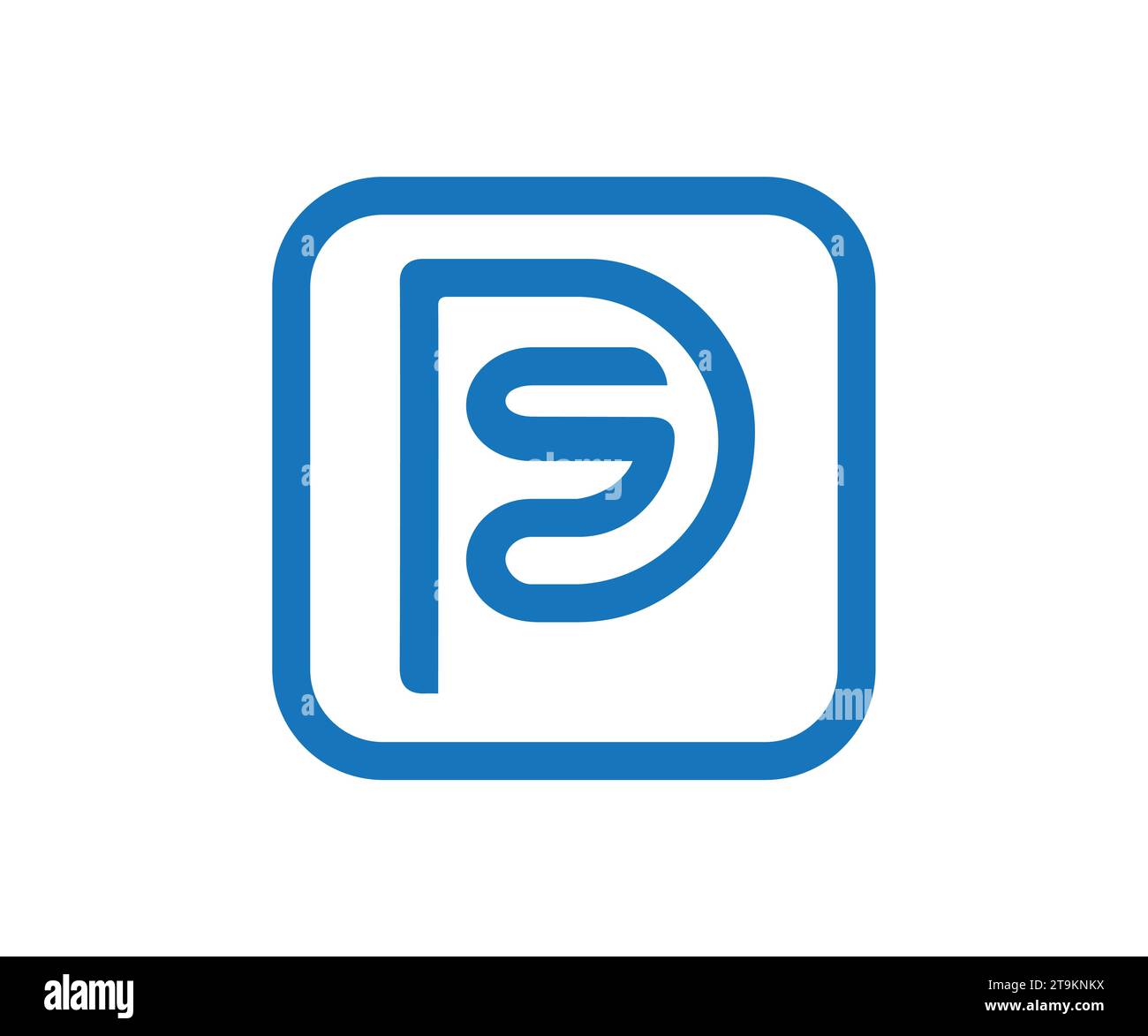 ps-Logo, p-Logo, sp-Logo-Design-Vektor Stock Vektor