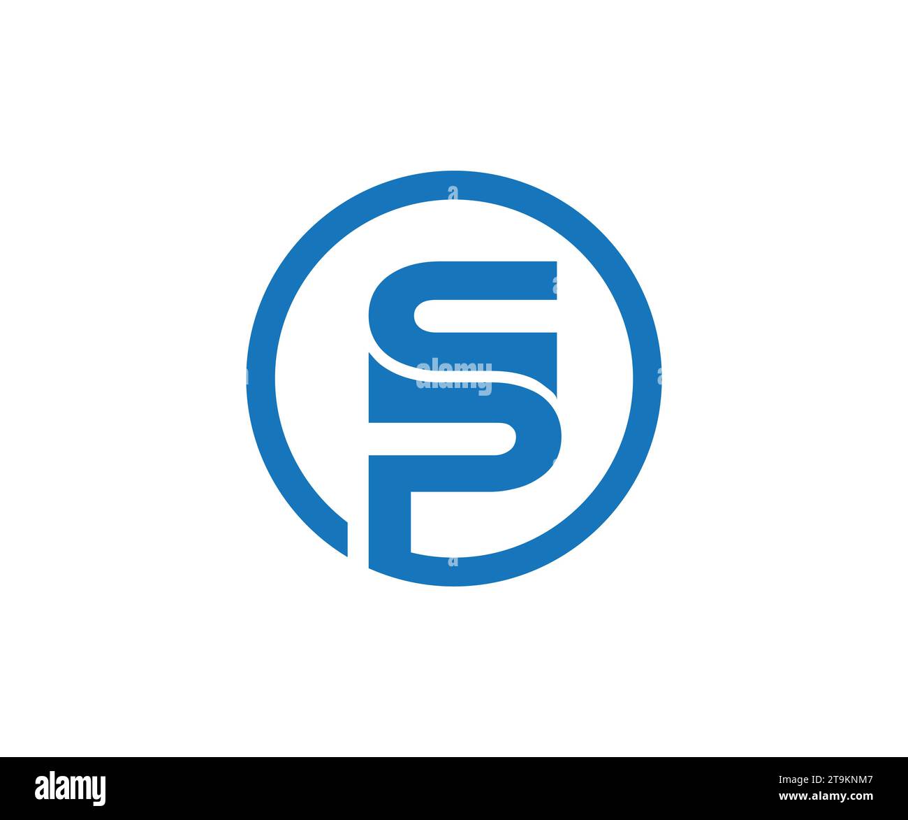 ps-Logo, p-Logo, sp-Logo-Design-Vektor Stock Vektor