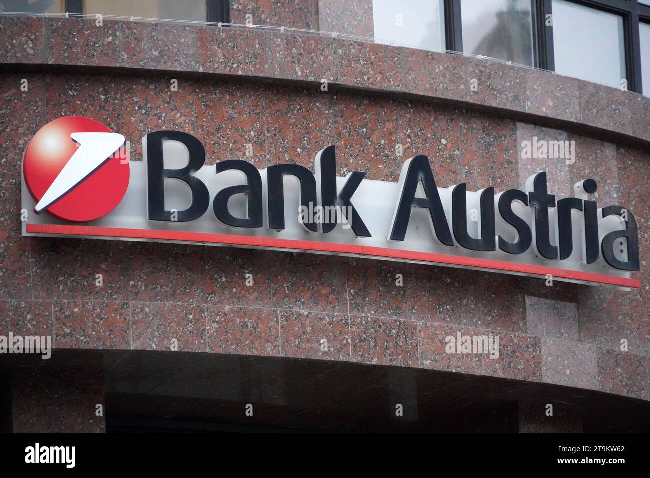 Wien, Bank Austria, Logo Foto Gladys Chai von der Laage *** Wien, Bank Austria, Logo Foto Gladys Chai von der Laage Credit: Imago/Alamy Live News Stockfoto