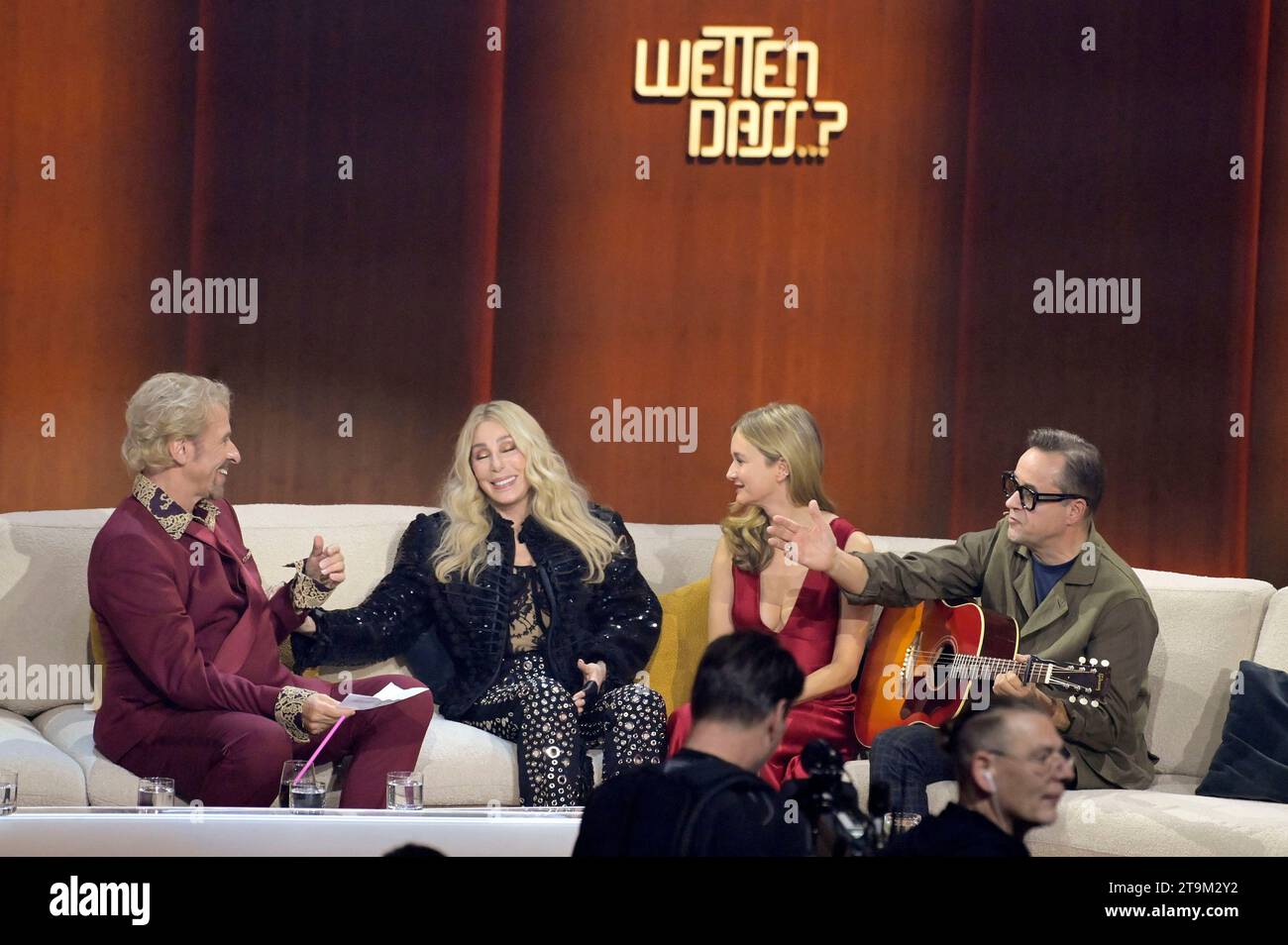 Thomas Gottschalk, Cher, Stefanie Stappenbeck und Jan Josef Liefers in