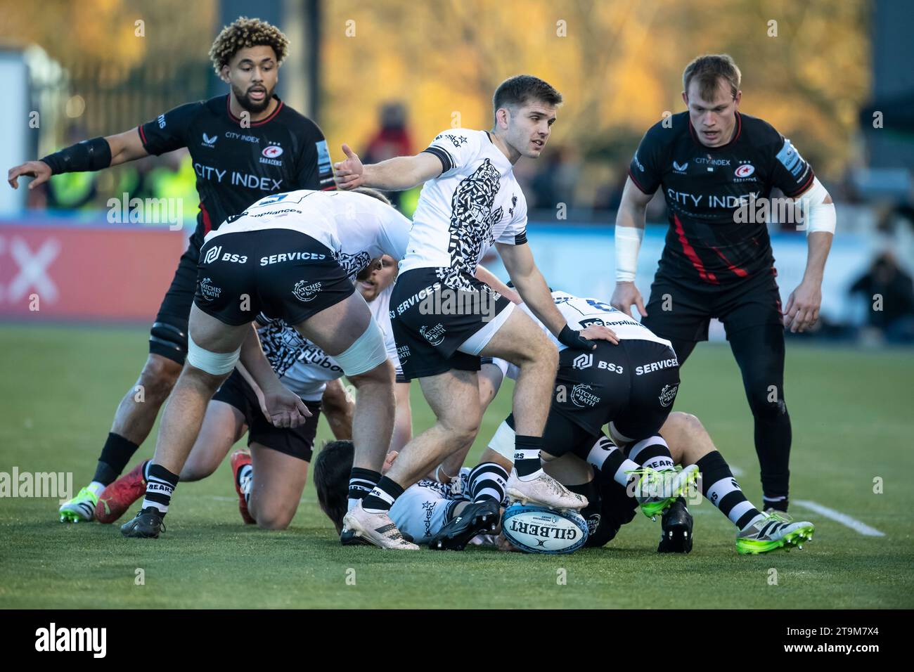 Bristol Bears Harry Randall in Aktion während des Gallagher Premiership