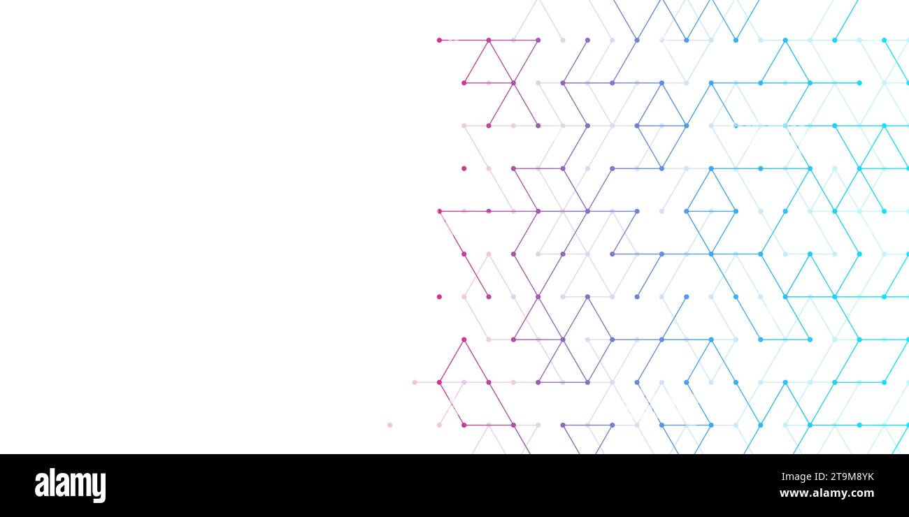 Gesundheitswesen und medizinische Muster Innovation Konzept Wissenschaft Hintergrund Design. Abstrakte geometrische Sechsecke Formen Medizin und wissenschaftlichen Hintergrund Stockfoto