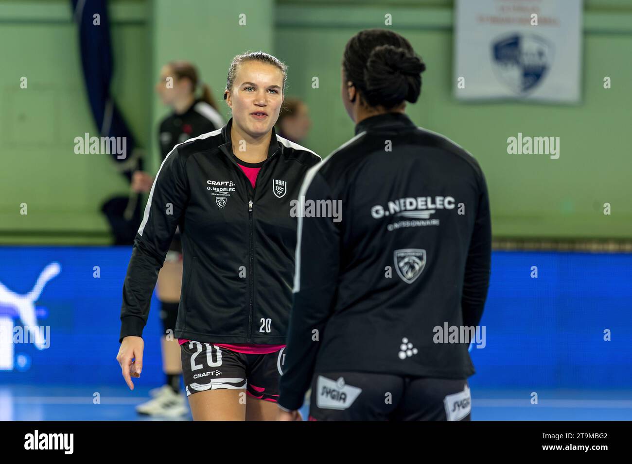 C) Denis TRASFI / MAXPPP - à Saint-Maur-des-Fossées au Centre sportif Brossolette le 04-11-2023 - Handball Féminin de Ligue Butagaz Energie- Stella S Stockfoto