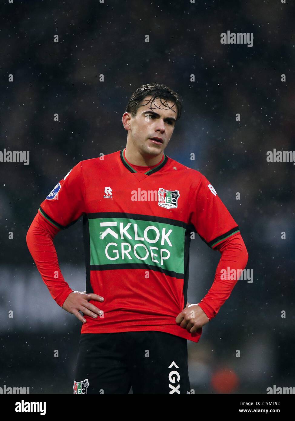 NIJMEGEN - Bart van Rooij von NEC Nijmegen ist enttäuscht während des ...