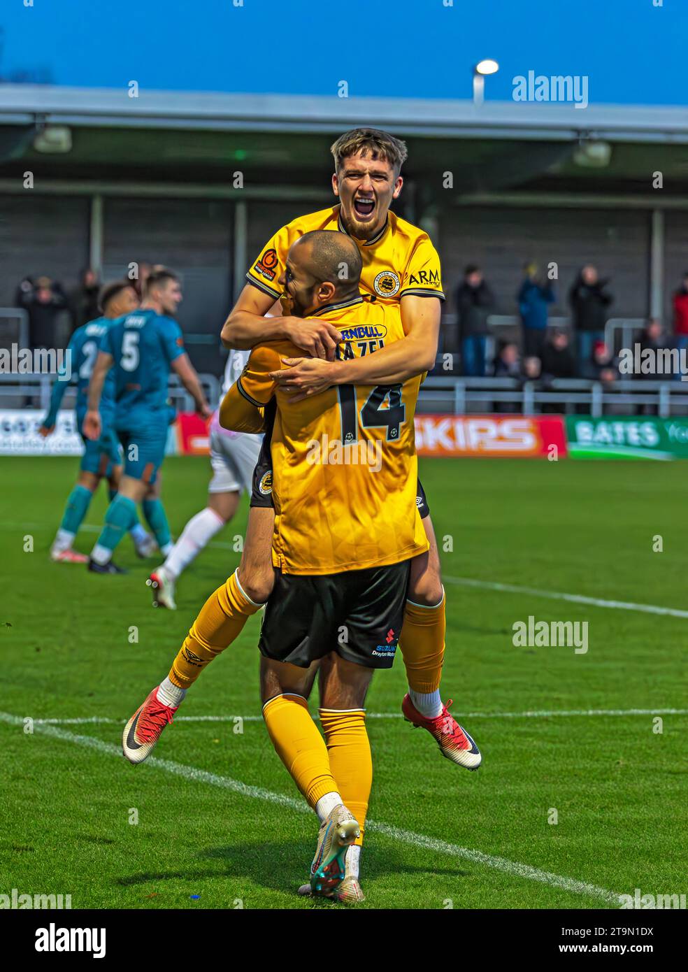 Vanarama National League Boston United Vs Chorley – Jakemans Community Stadium, Boston, Lincolnshire 25.11.2023 Stockfoto