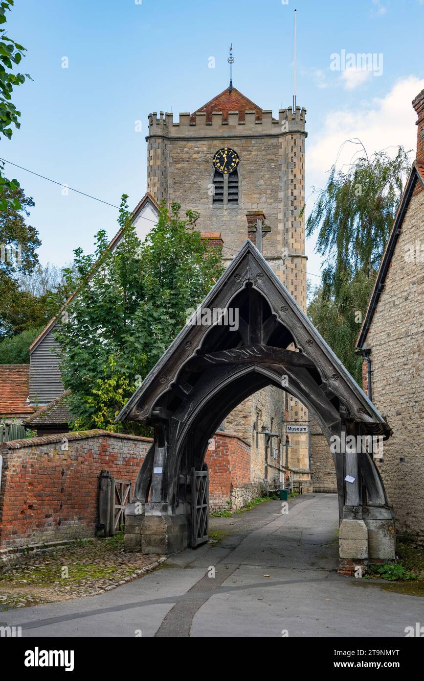 Dorchester Abbey, Dorchester-on-Thames, Oxfordshire, UK Stockfoto