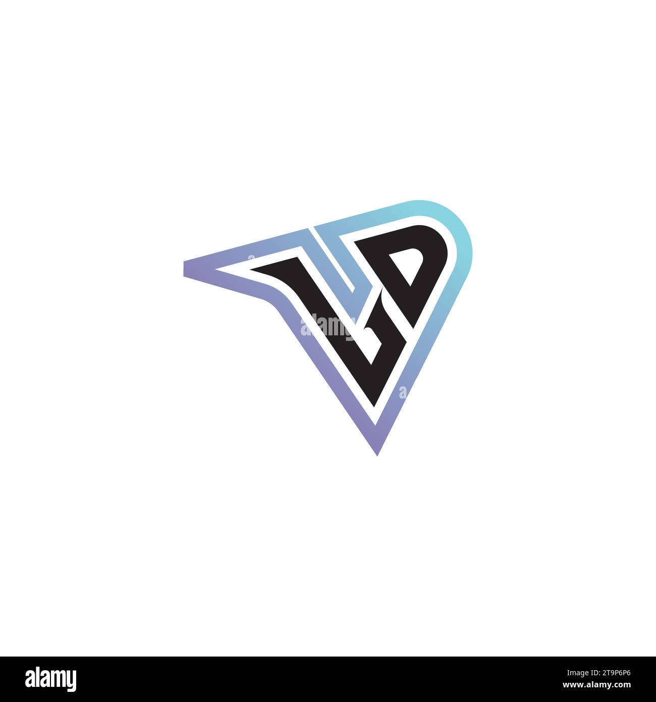 LD Letter Kombination cooles Logo Esport oder Gaming Initial Logo als inspirierendes Konzeptdesign Stock Vektor