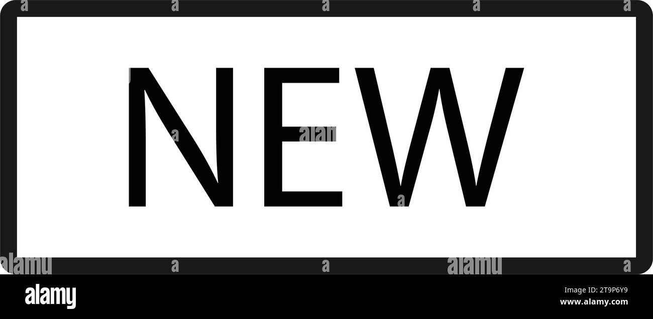 Neues Vektorsymbol-Illustrationsdesign Stock Vektor