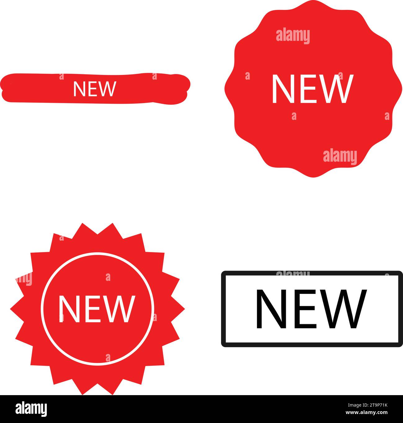 Neues Vektorsymbol-Illustrationsdesign Stock Vektor