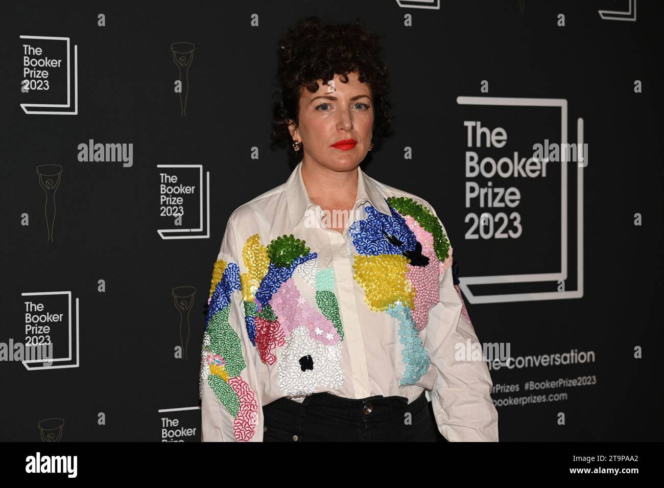 London, Großbritannien. November 2023. Annie Mac nimmt an der Gewinnerzeremonie des Booker Prize 2023 im Old Billingsgate, London, Teil. Quelle: Siehe Li/Picture Capital/Alamy Live News Stockfoto