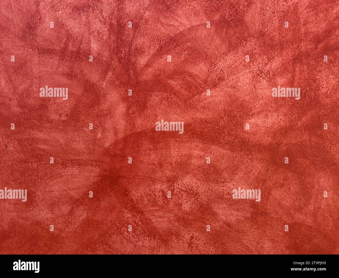 Roter Putz Wand Leere Hintergrund Textur Stockfoto