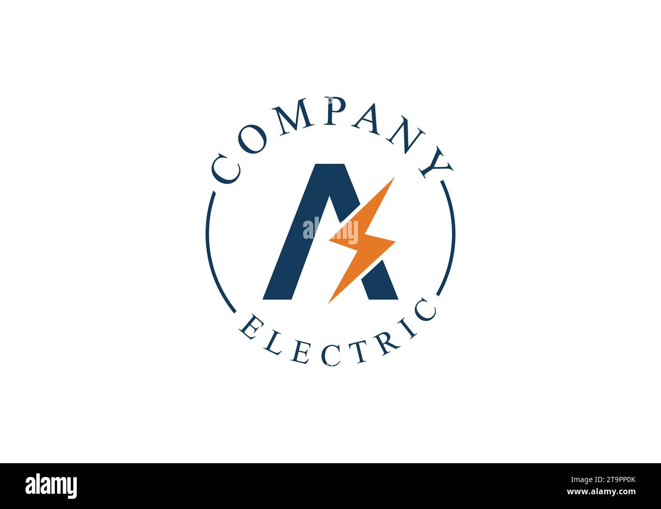 Ein Letter Lightning Logo Template Vektor Symbol Öl, Gas und Energie Logo Konzept Stock Vektor