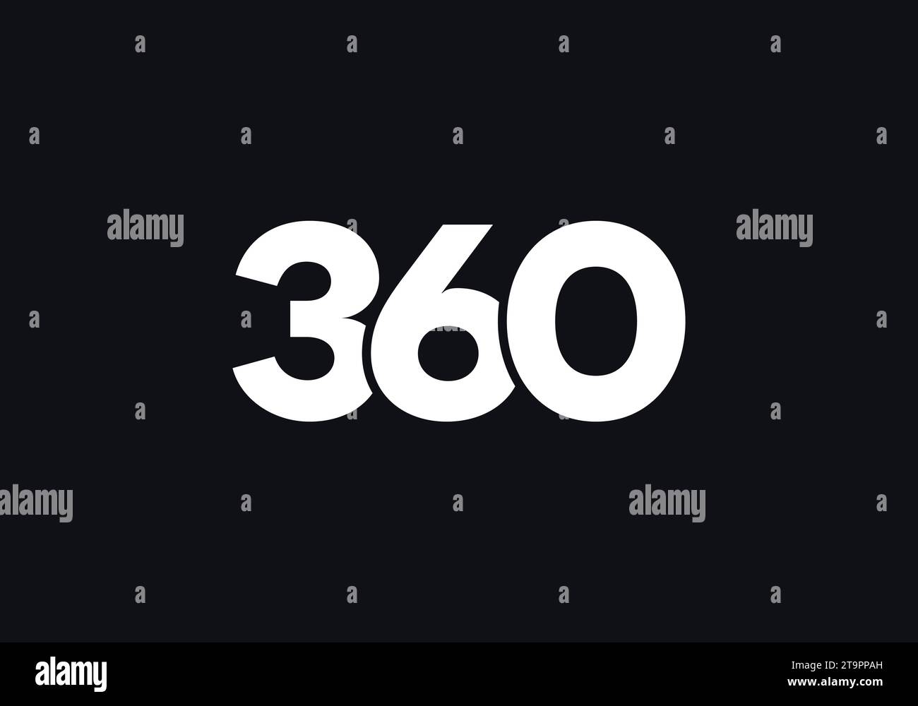 360-Grad-Symbol und -Symbol. 360-Grad-Ansicht. Vektorabbildung Stock Vektor