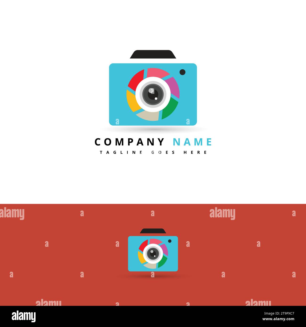 Einzigartiges Logo Für Fotografie. Vektorabbildung. Kamera. Linse. Symbol, Kamera Fotografie Logo Symbol Vektorvorlage. Stock Vektor
