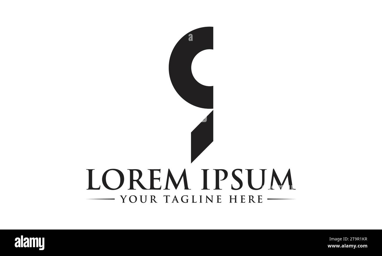 9 Logodesign Kreatives Logodesign Stock Vektor