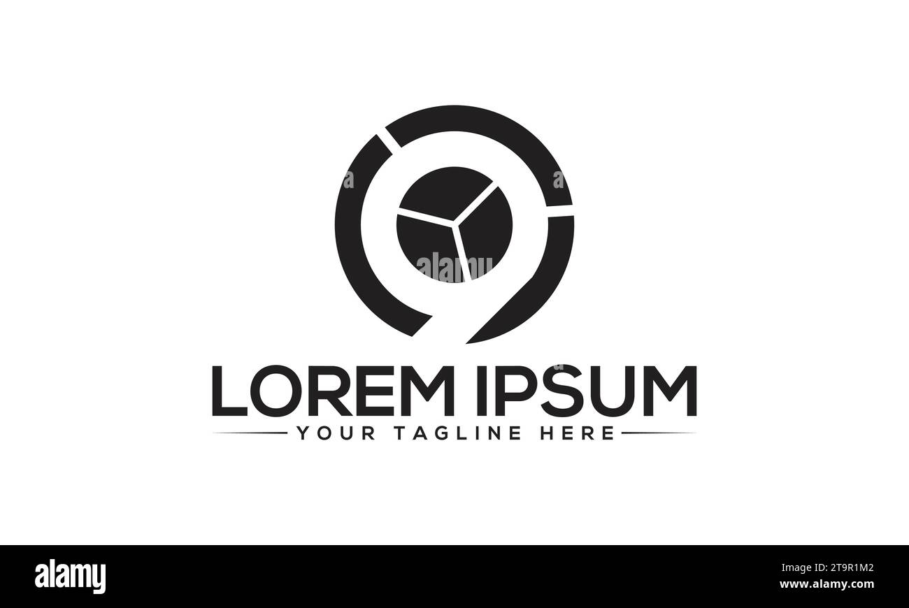 9 Logodesign Kreatives Logodesign Stock Vektor