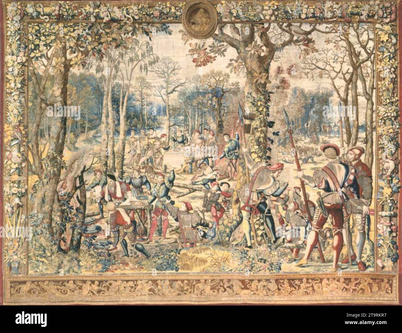 November 1531-33 von Bernaert Van Orley Stockfoto