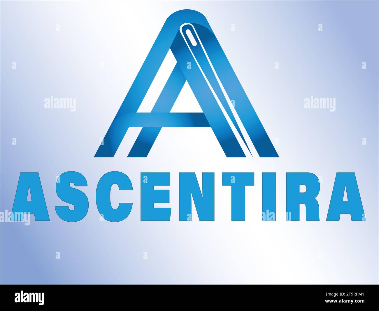 Ein 3D-Logo mit einem Text-effektiven Stil Stock Vektor