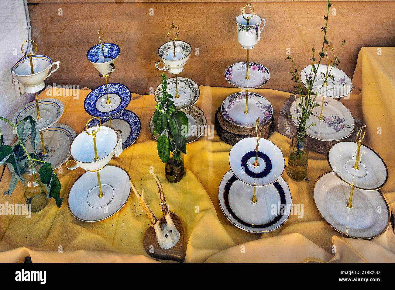 Regale für Süßwaren, Bayern, Deutschland Stockfoto