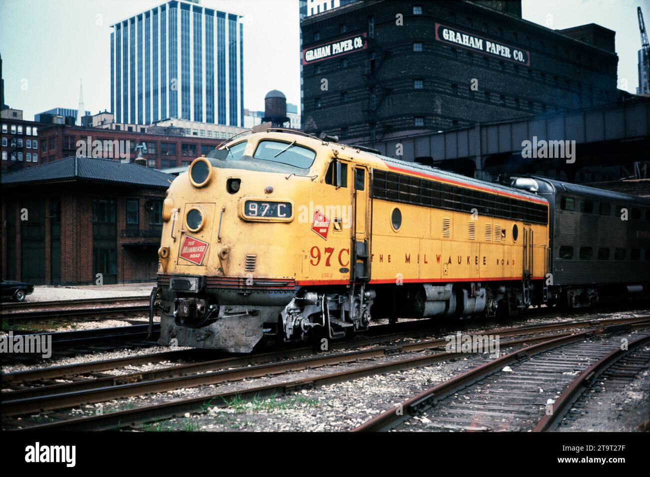 Die Milwaukee Road Stockfoto