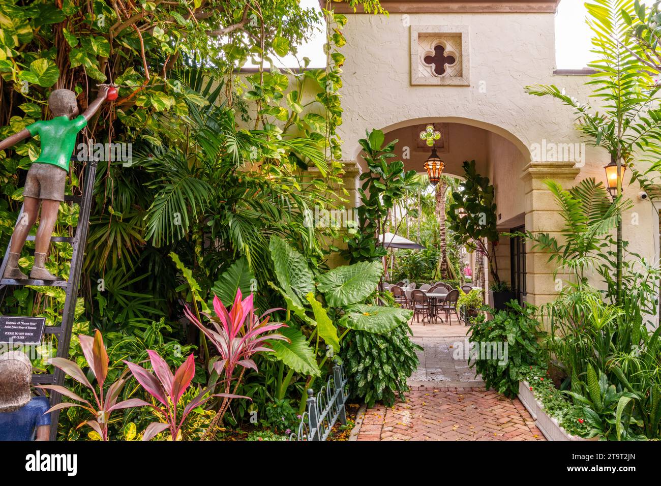 Wert Avenue, Palm Beach, Florida Stockfoto