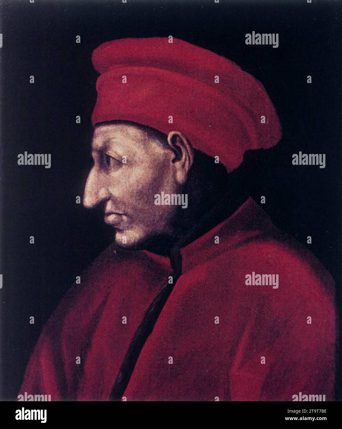 Porträt von Cosimo de' Medici dem Älteren um 1600 von Alessandro Pieroni Stockfoto