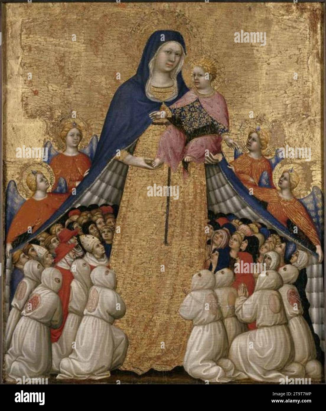 Madonna der Barmherzigkeit 1418-22 von Pietro Di Domenico da Montepulciano Stockfoto